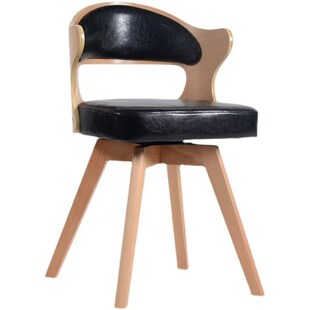 New rotatable solid wood computer chair Home study chair Stu