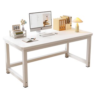 电脑桌定制尺寸书桌75cm高办公桌灰色白色拼接桌两米长方形桌子