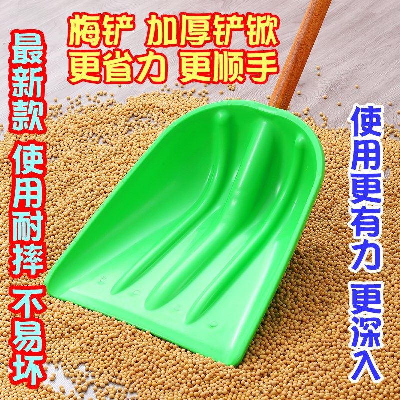 扁长塑料铲雪锹锨铲子农用工具加厚钢化粮食铲大号清粪铲家用除雪,农机/农具/农膜,锨,淘宝优惠券,粉丝福利购,淘宝优惠卷