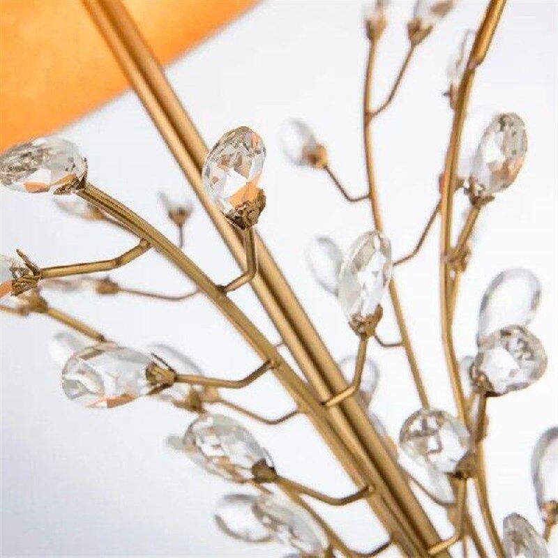 nordic led stone crystal bedroom lamp lampada da tavolo - 实物图
