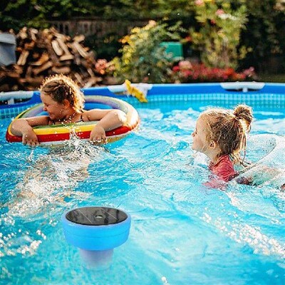 Solar Pool Ionizer Chlorine Tablets Floater Adjustable