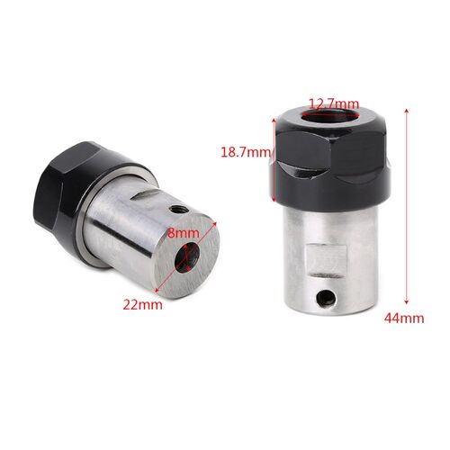 ER16 8mm Collet Chuck Motor Shaft Spindle Extension Rod Inne