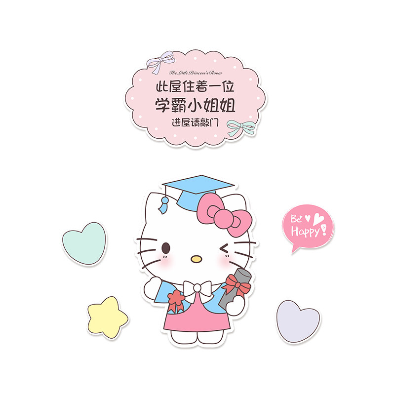 女孩卧室门装饰小公主房间门牌创意儿童卧室门装饰创意墙贴门挂,家居饰品,门贴,淘宝优惠券,粉丝福利购,淘宝优惠卷