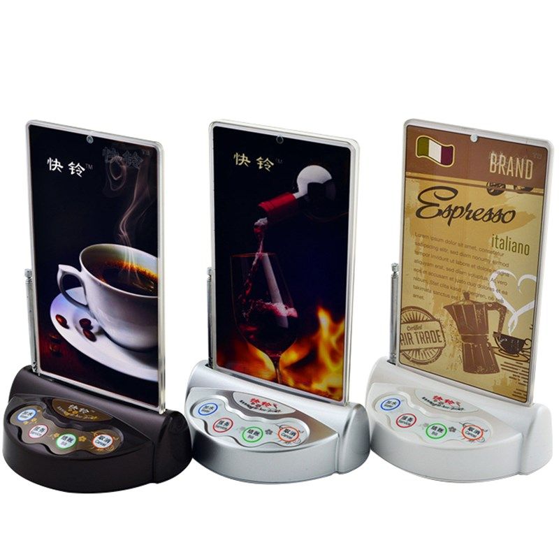 无线呼叫器茶楼餐厅咖啡厅棋牌室饭店服务呼叫铃 酒店包房包间会