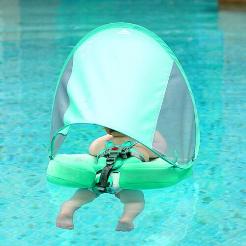 Baby Swimming Float With Sun Canopy Summer Infant Floats Swi