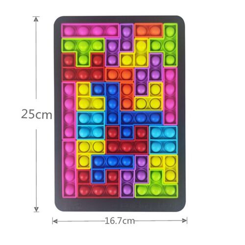 27pcs Jigsaw Russia Puzzle block Pop Finger toys Anti-sres P