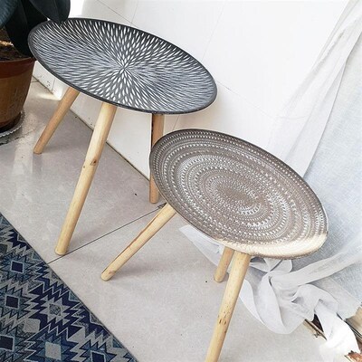 Coffee table living room balcony Small Round Table tea table