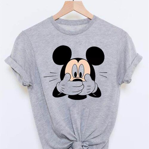 Summer Fashion Print Clothing Tee Shirt Watercolor Lovely Cu