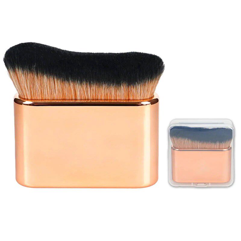 Tan Brush for Flawless Makeup, Bronzer Shimmer Glow Blend,
