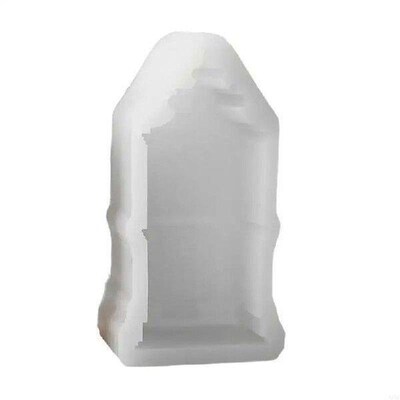 J6BB Chimney House Silicone Moulds 3D House Molds Resin