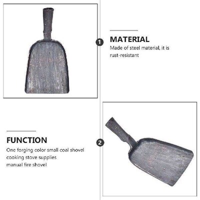 Portable Fireplace Shovel Steel Coal Hand Shovels Ash
