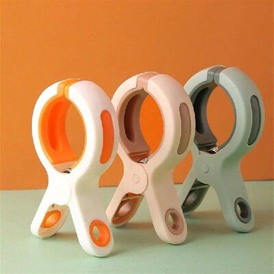 3/6PCSLarge Beach Towel Clips Plastic Strong Windproof