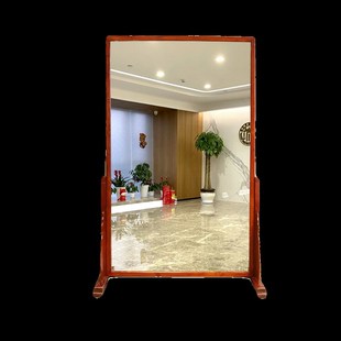 定制实木仪容镜军容镜警容镜队容镜单位风纪镜学校公司大厅落地镜