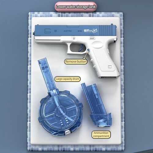 Summer Water Gun Electric Glock Pistol High-pressure Full Au