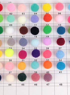 Macaron Pompom Fur Balls 8mm 10mm 15mm TO 30mm Pompones DIY