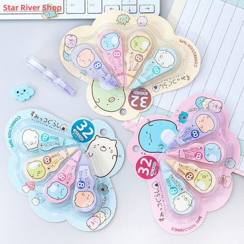 4 pcs/pack Kawaii Sumikko Gurashi White Out Corrector Correc - 封面