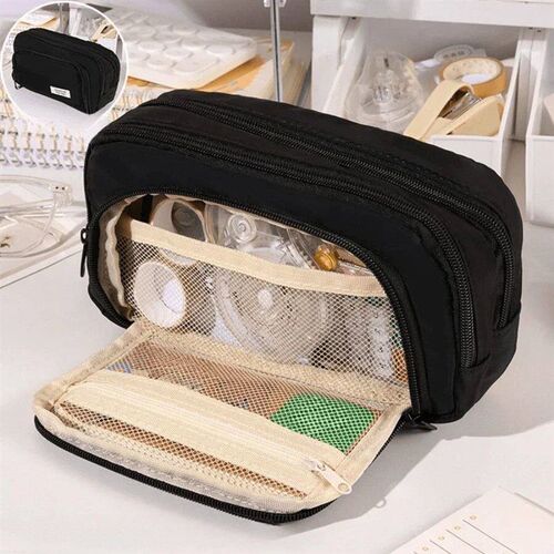 Kawaii Pencil Cases Pouch Large Capacity Cute Pen Bag Back T