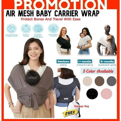 Baby Carrier Wrap Newborn Nursing Towel Easy to Wear Sling W
