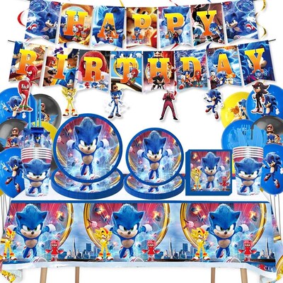 Sonic the Hedgehog 2 Childrens birthday Party Atmosphere de