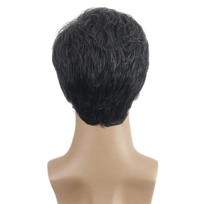 Mens Wigs, Chemical Fiber Head Hood, Fashionable Short Hair