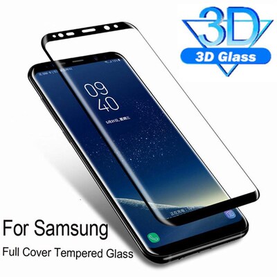 3D Curved Full ver Tempered Glass for  Galaxy S9 S8 Plus Pro