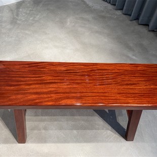 小巴花红塔利长条凳实木长板凳大板桌配红木长宽30厚5高5