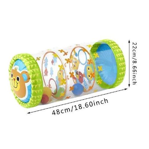 Baby Crawling Iatable Roller Toy With Bells Toddler Baby