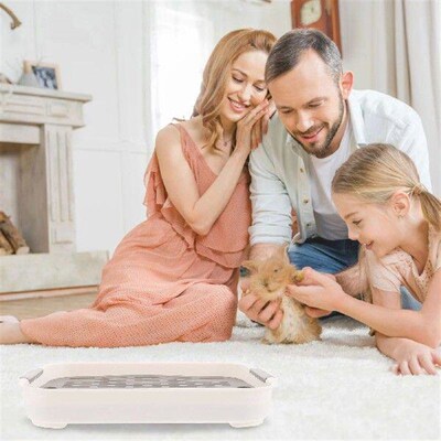 Rabbit Toilet Pig Bunny Bedding Rat Pet Litter Plastic
