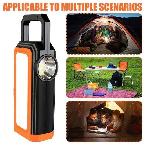 Solar Powered Lantern Flashlight Foldable Solar LED Lamp