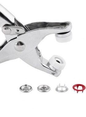 120 Sets Mix Colors Metal Prong Snap Buttons Fasteners Press