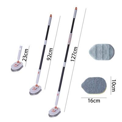 Floor cleaning brush, bathroom floor joint tile brush