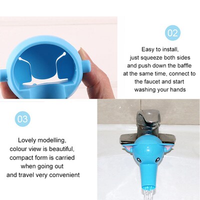 Splash-Proof Hand-Washing Device Sink Channel Extender Carto