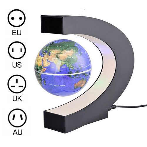 Floating Magnetic Levitation Globe LED World Map Electronic