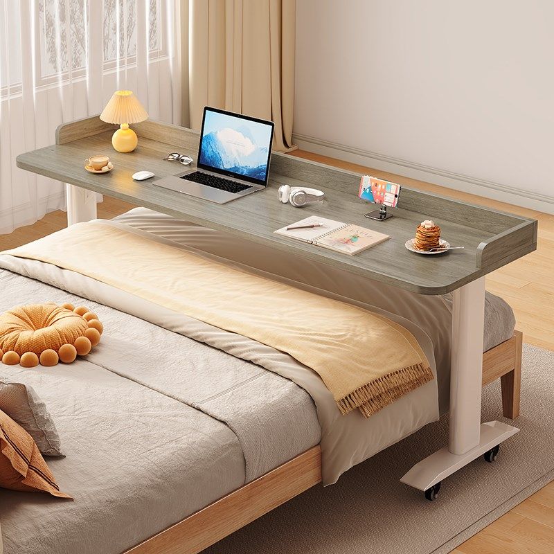 跨床桌可移动床边桌子长方形书桌学生家用学习桌靠墙窄实木电脑桌,住宅家具,电脑桌,淘宝优惠券,粉丝福利购,淘宝优惠卷