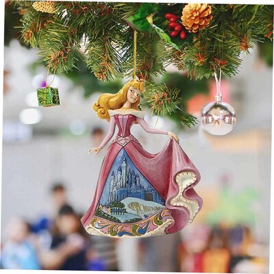 Flat  Princess Christmas Pendant Xmas Tree Decorations Carto