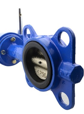 D371X-10/1ZB1 涡轮蜗杆传动蝶 对夹式蝶DN100 不锈钢板四氟