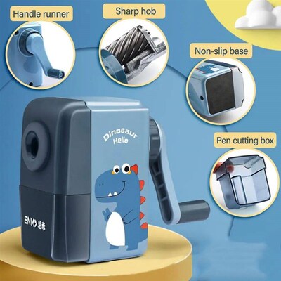 Pencil Sharpener Cartoon Dinosaur Pattern Mechanical Pencil