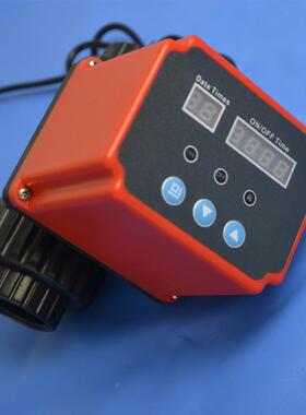 Q961649F定时开关微业型塑料动球阀自动供水排污农电灌溉球阀可调