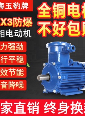 YB3隔爆型/1.1/1.5/2.2/3//5.5/7.5/11KW三相3V防爆电动机