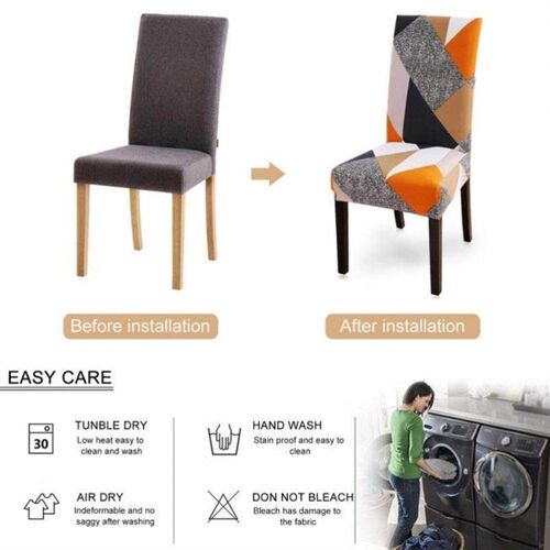 Spandex Chair Covers Printed Stretch Elastic Universal Chair