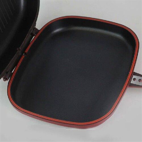 Skillet Grill Pan 28cm Double Pot Doubel Sided Grill Pan