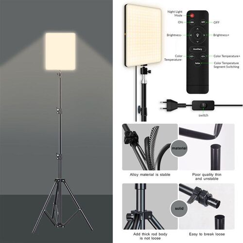 Photo Studio LED 2700k-5700k Video Fill Lamp Light Panel Pho