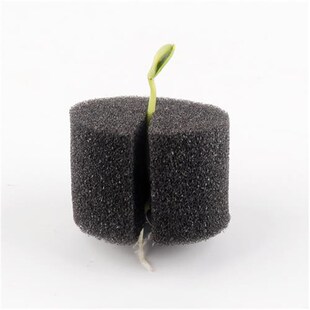 100pc Black Rooting Sponge Hydroponics Block Cloning Collar