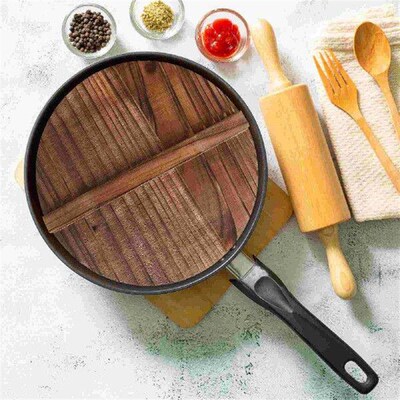 Rice Buckets for Cooking Wooden Wok Lid Kitchen Utensils