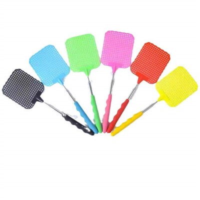 New Extendable Fly Swatter with Durable Plastic Head, Extend