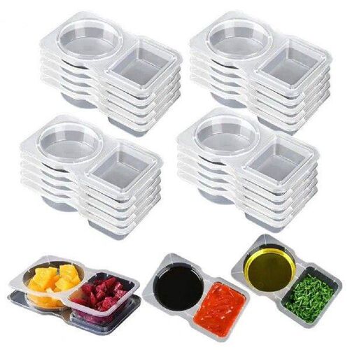 40Pcs Sauce Box Storage Container Multifunctional Condiment