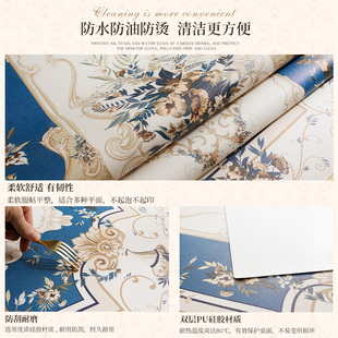 欧式桌布床头柜桌垫防水防油防尘盖布边几角几茶几垫子2022新款