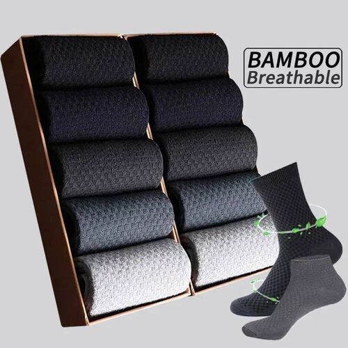 5/10 Pair Men Sock Bamboo Fiber Short Ankle Sock Spring Summ