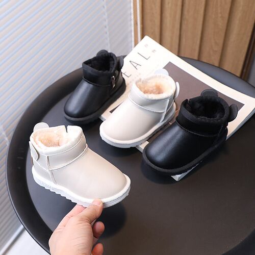 Childrens Snow Boots 2025 Baby Cotton Boots Girls Versatile
