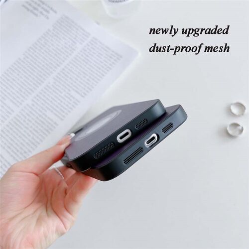 Magnetic Leather Case Cover Lens for Iphone 14 13 12 pro max